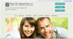 Desktop Screenshot of karpovichdental.com